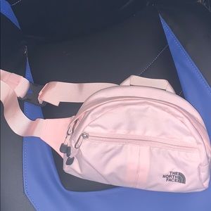 Premium pink north face fanny pack